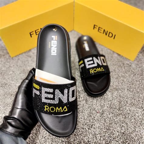 fendi fluffy sliders|fendi sliders women.